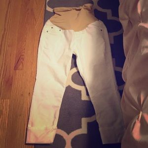 White Maternity Jeans